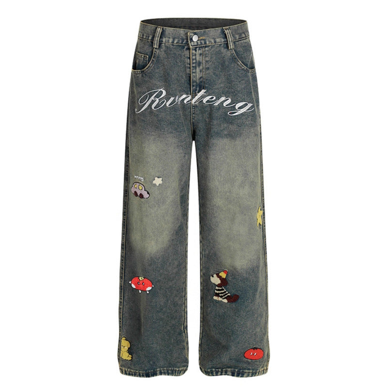 Jean Motif Cartoon