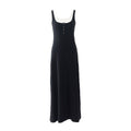Robe trapèze élégante et amincissante sans manches pour femme