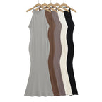 Robe Longue Col Dégagé