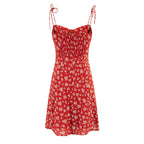 Strapless Dress Print Short Dress