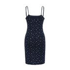 Small floral suspender dress