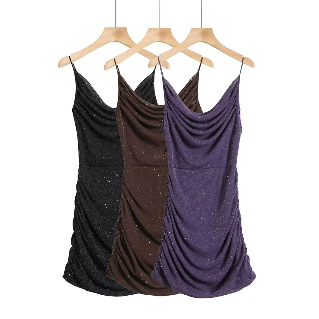 Mesh camisole dress