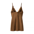Embroidered sequin camisole dress