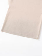 Versatile asymmetric knitted top