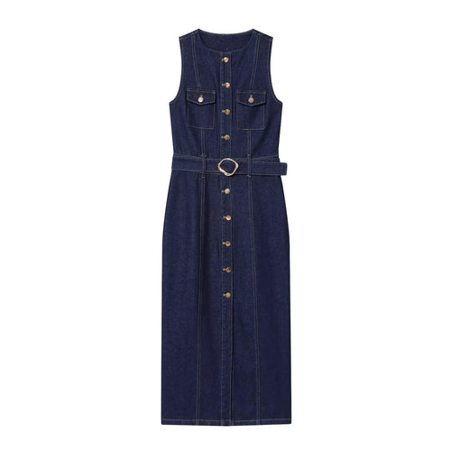 Cowboy dress with belt