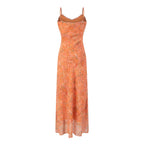 Robe Longue Fleurie Sans Bretelles