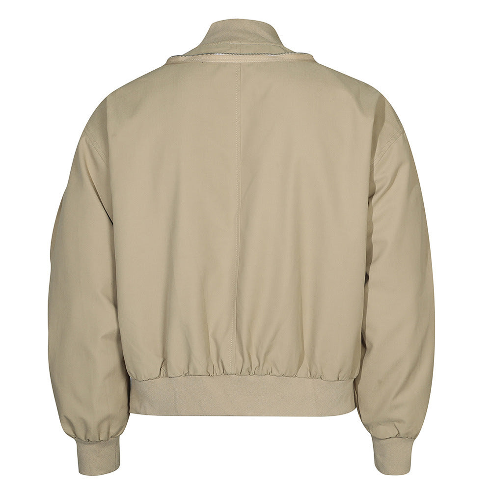 Zipper design pilot jacket