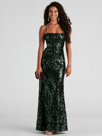 Sexy sequin camisole dress
