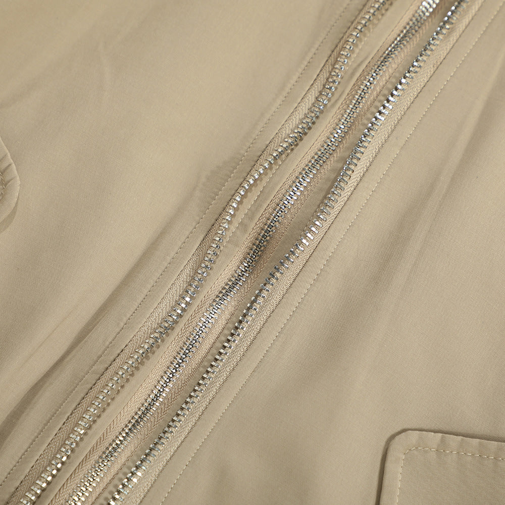 Zipper design pilot jacket