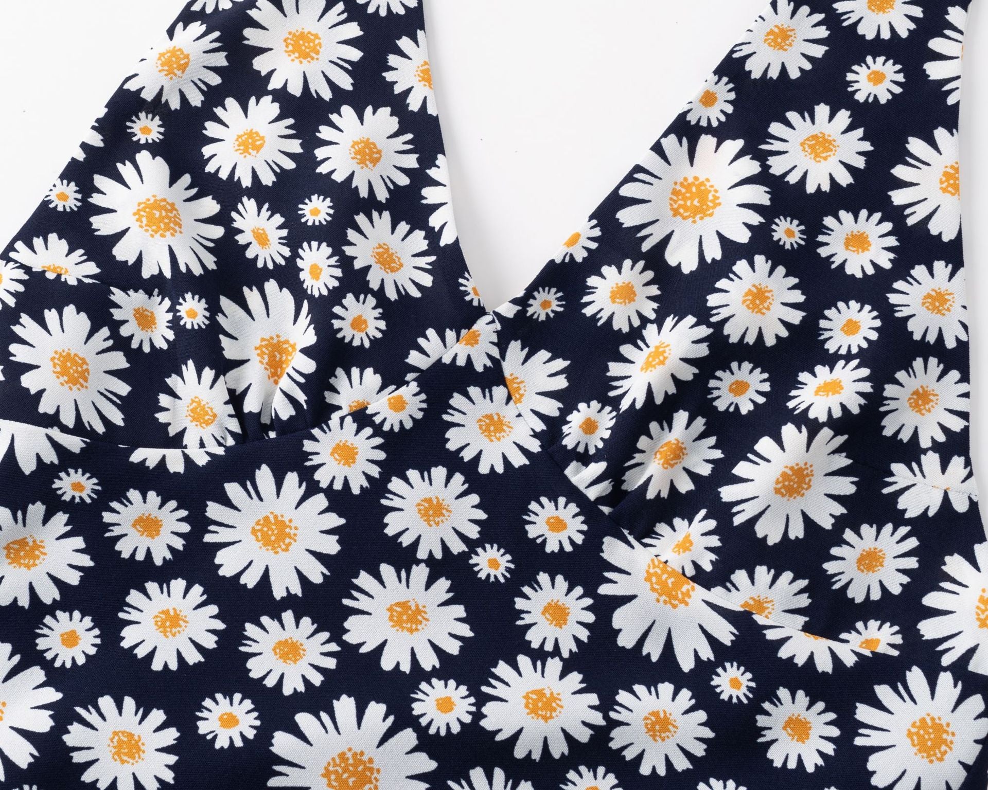 Robe Sans Bretelles Dos Nu Imprimée