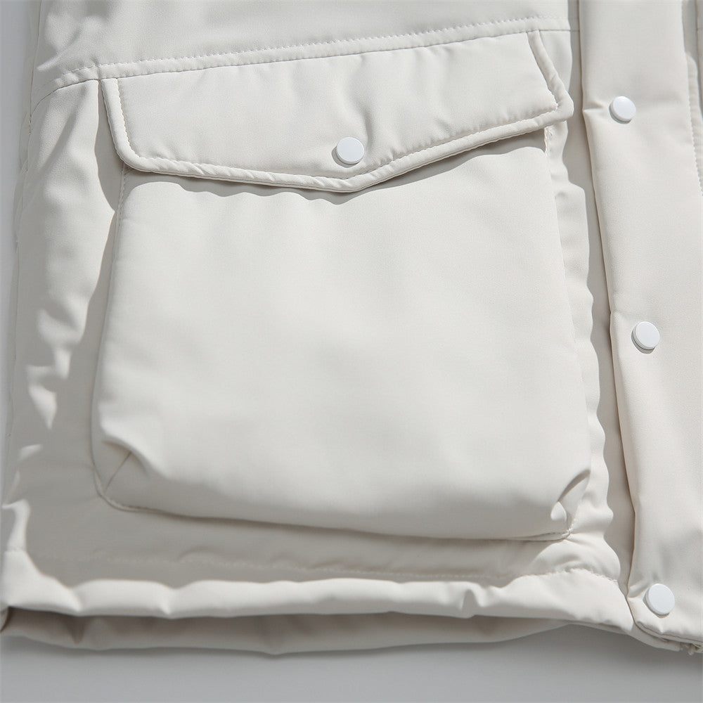 Sleeveless camisole workwear jacket