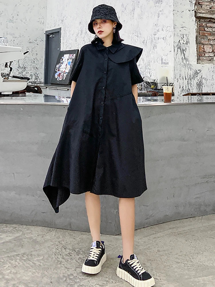 Thin and loose A-line dress