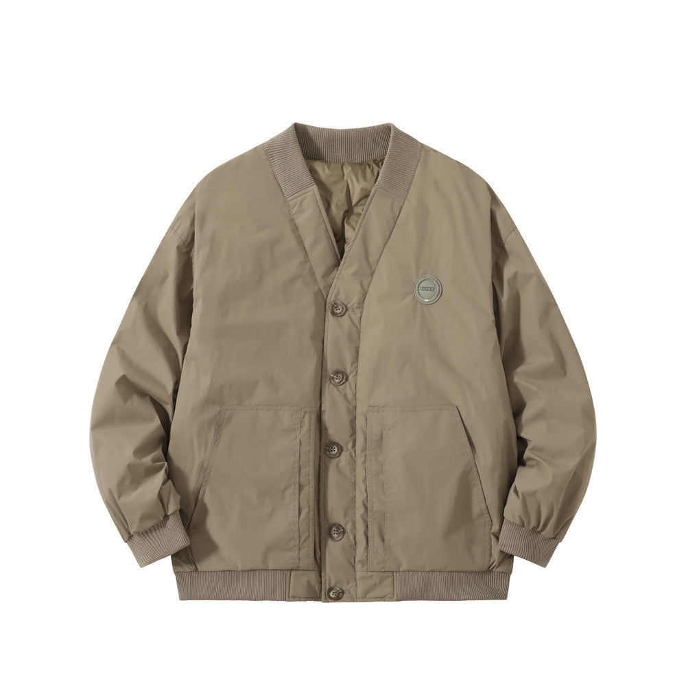 Veste Doudoune Cardigan Col V