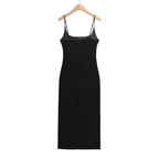 Robe en velours doré pour femme