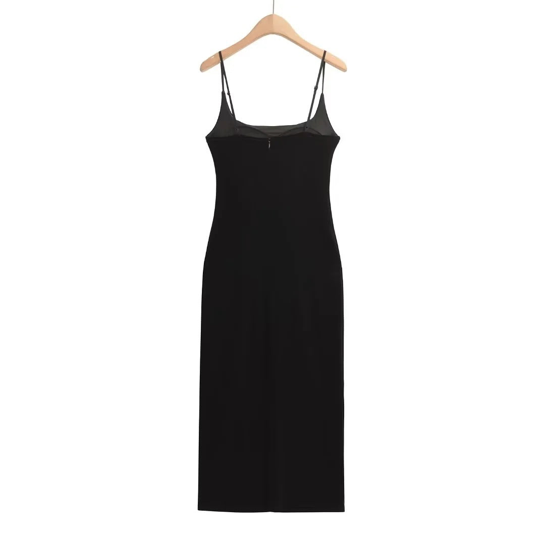 Robe en velours doré pour femme