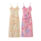 Robe Longue Camisole Imprimée