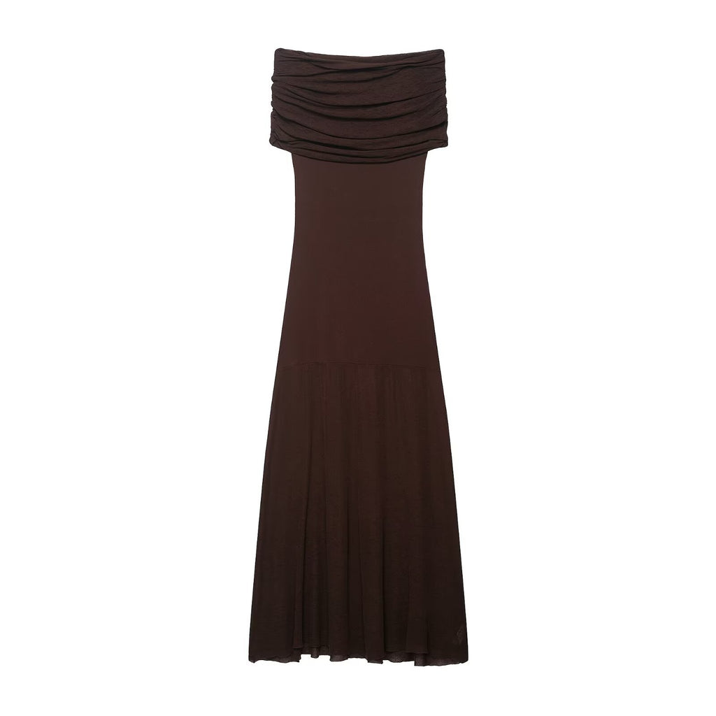 Off shoulder Knitted Dress