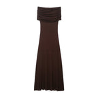 Off shoulder Knitted Dress