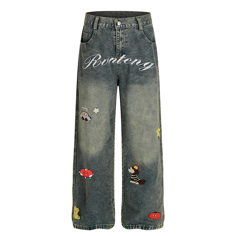 Jean Motif Cartoon
