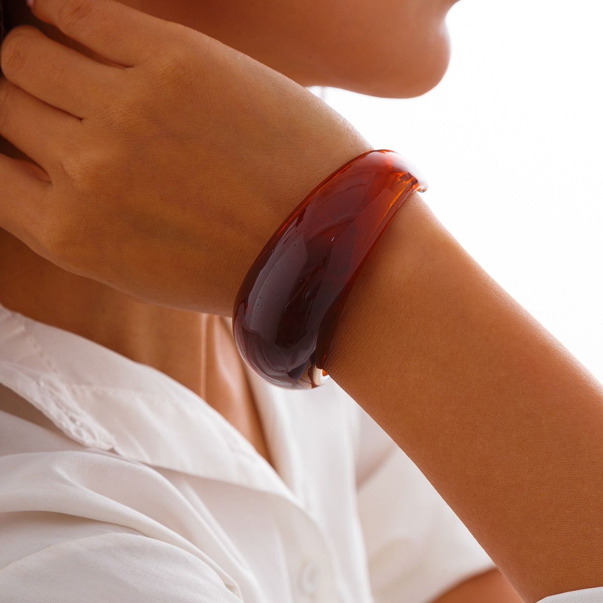 Bracelet Acétate Ondulé