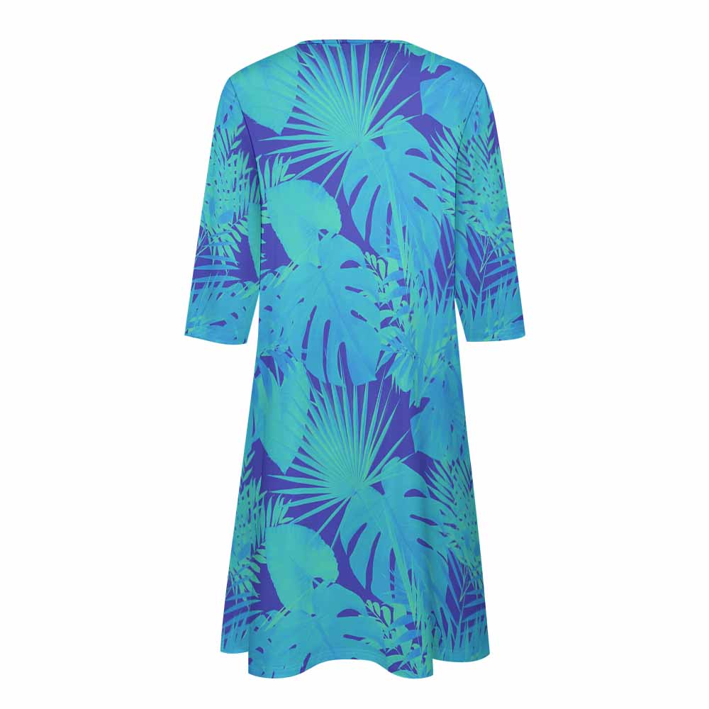 7-point sleeve dress