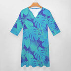 7-point sleeve dress