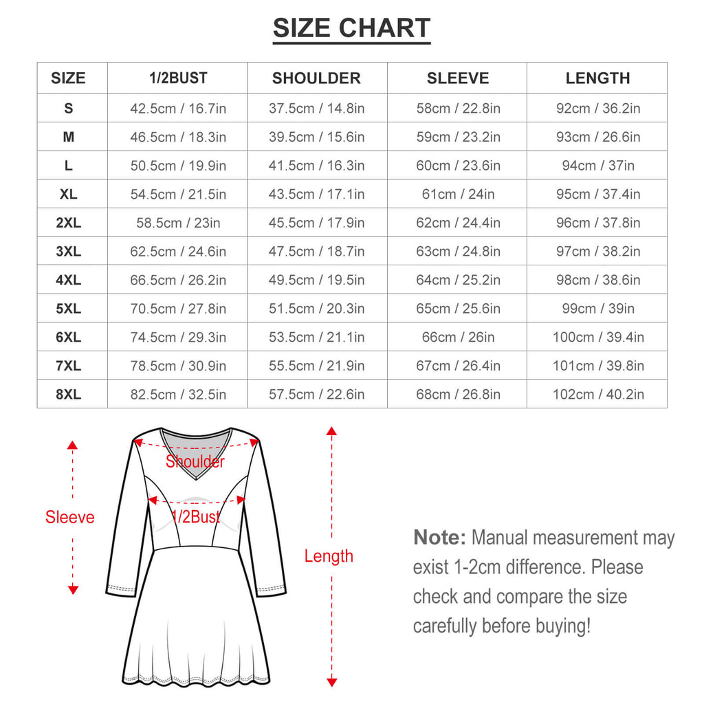 Oversized V-neck dress