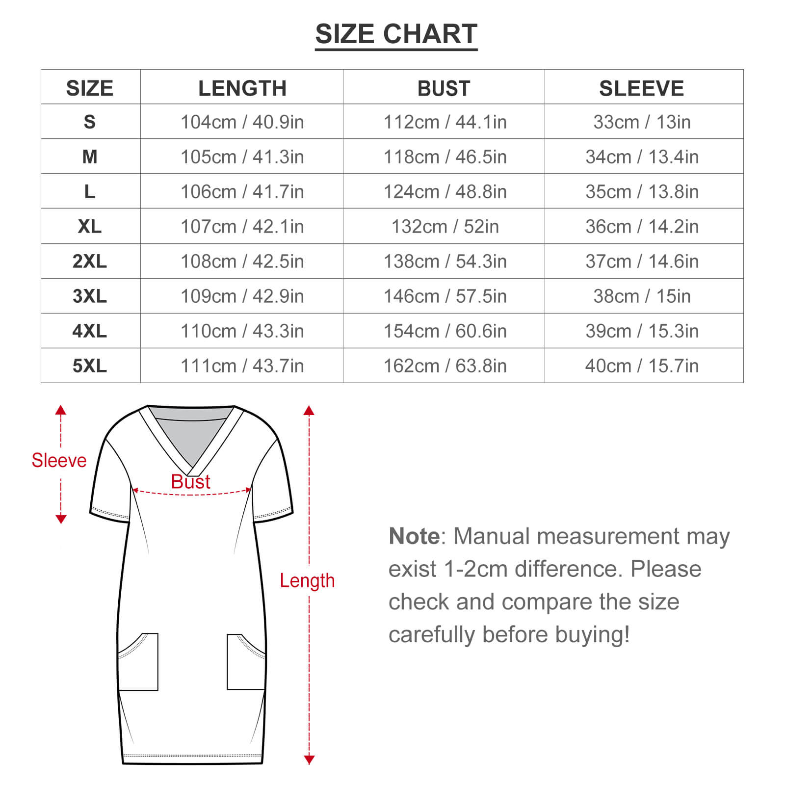 Loose pocket dress