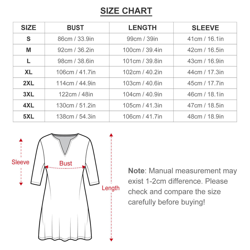 7-point sleeve dress