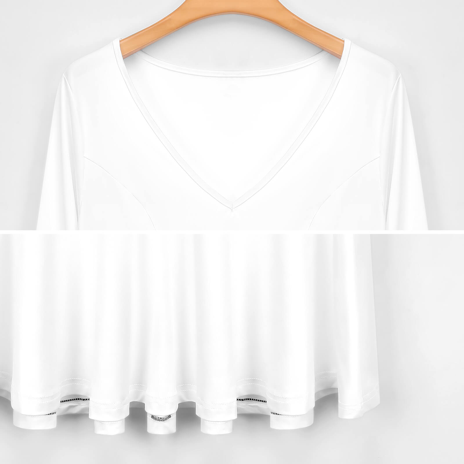 Oversized V-neck dress