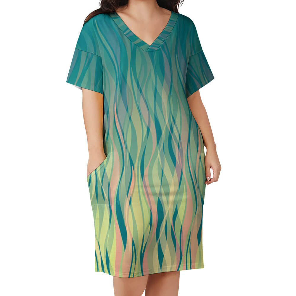 Loose pocket dress