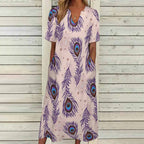 7-point sleeve dress